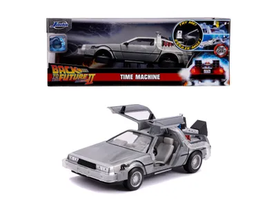 Produktbild von Jada Zurück In Die Zukunft Dlorean Zeitmaschine Modellauto Aus Metall 1:24 Figur Mehrfarbig  Mehrfarbig One Size