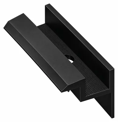 Produktbild von Endklemme schwarz für 30mm Solarmodul Aluminium Korrosionsbeständig Solar PV Modul Montage Halterung Befestigung Set Panel