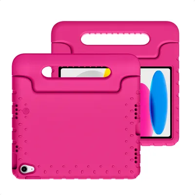 Image de imoshion Kidsproof Backcover avec poignée pour l'Apple iPad 11 (2025) 11 pouces A16 / iPad 10 (2022) 10.9 pouces - Rose