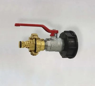 Produktbild von puteus puteus IBC-Adapter S60x6, mit Geka-Kupplung und Gardena-Anschluss