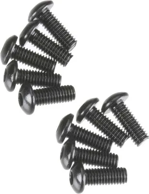Obrázek produktu pro Axial AXA114 Šestihranný knoflík M3x8mm černý oxid (10)