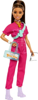 Produktbild von Barbie Day & Play Fashion Pinker Blaumann (bzw. Pinker Overall)