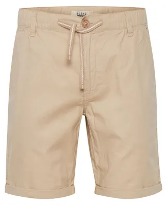 Produktbild von BLEND BHLenno Herren Leinenshorts kurze Leinenhose Bermuda mit Leinenmix Eingrifftaschen Baumwollmischung Regular fit