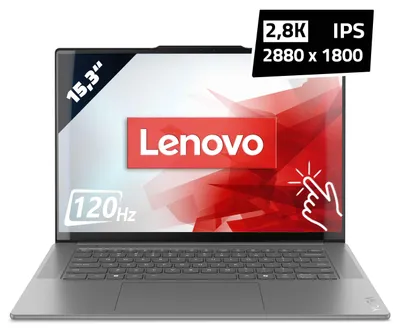 Produktbild von Lenovo Yoga Slim 7 15ILL9 Copilot+ PC, Intel Core Ultra 7, 38,9 cm (15.3"), 2880 x 1800 Pixel, 32 GB, 1 TB, Windows 11 Home