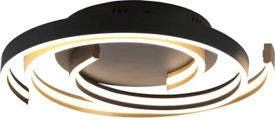 Zdjęcie produktu dla Lampa sufitowa nowoczesna wbudowany LED CAYA złoty Trio 641910208