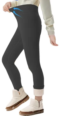 Produktbild von Thermo-Leggings – Thermoleggings für Mädchen – Mit Fleece gefüttert – Hoher Bund – Warme, lange Hose