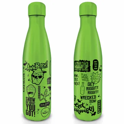 Produktbild von Rick and Morty Trinkflasche Quotes