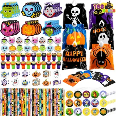 Produktbild von Halloween Schrein Sets - 168 Stück Geschenke für Kinder