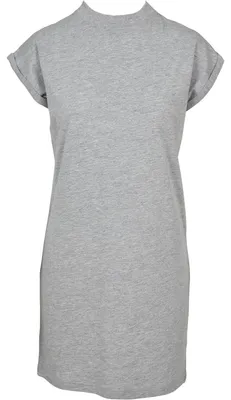 Produktbild von Urban Classics - Kleid Überschnittene Schulter für Damen TN175 (XS) (Grau)