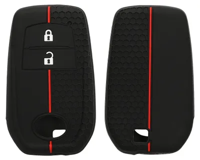 Produktbild von kwmobile Schlüsselhülle für Toyota 2/3 Button Aygo Yaris Cross RAV4 GR 20-24 Hülle - Autoschlüssel Schlüssel Hülle aus Silikon - Schlüsseletui in