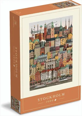 Produktbild von Martin Schwartz Puzzle Stockholm, Städtepuzzle Schweden, 50 x 70 cm, 1000 Teile, MS0603