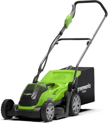 Produktbild von Greenworks G40LM35, Schieberasenmäher, 500 m², 35 cm, 2 cm, 7 cm, 400 m²