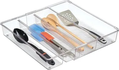 Produktbild von Famanu Besteckkasten Organizer - mit ausziehbaren Fächern, groß