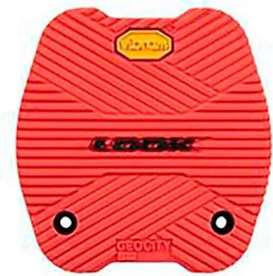 Zdjęcie produktu dla Look City Grip Pads, zestaw 4 sztuki, czerwone - antypoślizgowe nakładki na pedały, pasujące do rowerów Geo City i innych.
