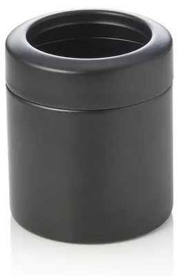 Produktbild von Tischrestebehälter, 700 ml, Ø 10 cm, schwarz pulverbeschichtet, Chromnickelstahl 18/10