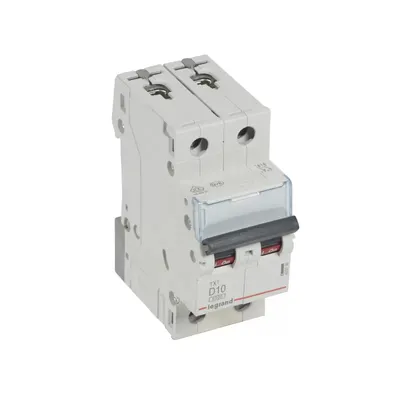 Obrázok produktu pre Legrand TX3, Miniatúrny istič, Typ D, IP20, 240 - 415 V