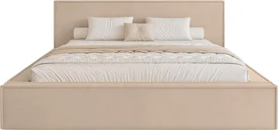 Produktbild von FEDVE Polsterbett Mendocino Classic aus Velvet 200x200 cm, Beige