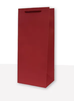 Image de Sacs cadeaux bordeaux, lot de 10 - papier 120 g