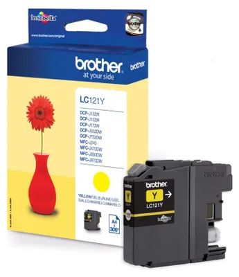 Produktbild von BROTHER Tintenpatrone LC-121Y yellow