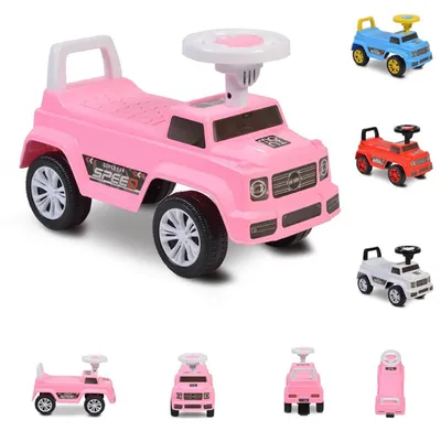 Produktbild von Moni Rutschauto Kinderauto Speed JY-Z12 Musikfunktion, ab 18 Monaten, max. 25 kg in rosa