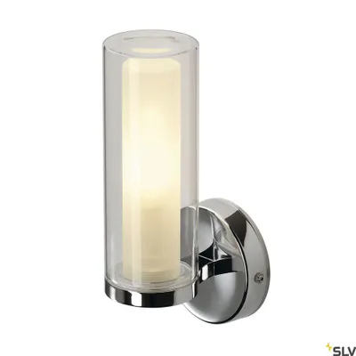 Obrázok produktu pre SLV 1002228 WL 105 Nástenné svietidlo chróm dvojité sklo 1xE14