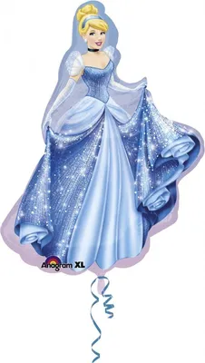 Productafbeelding van AMSCAN - XL Ballon van Disney Princess Assepoester 71x84cm