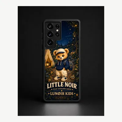 Image de Coque de protection pour Samsung S21 Ultra, étui de téléphone avec motif noir – LUNØIR ©