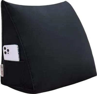 Immagine prodotto di Grande cuscino poggiatesta ergonomico cuscino a cuneo in velluto, cuscino da lettura, cuscino a cuneo, cuscino per la schiena, cuscino per il riposo, cuscino decorativo