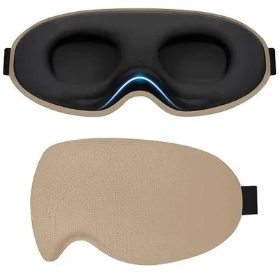 Zdjęcie produktu dla Maska do spania 100% blackout oddychająca 3D unisex
