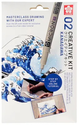 Image de SAKURA POAK3C Kit créatif SAKURA « La Grande Vague de Kanagawa »