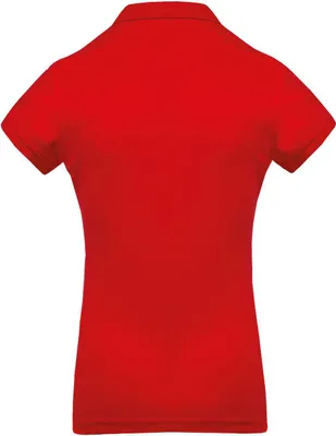 Produktbild von Kariban Damen Polo Shirt T-Shirt Poloshirt Polohemd Oberteil Basic, Größe:XS, Farbe:Rot