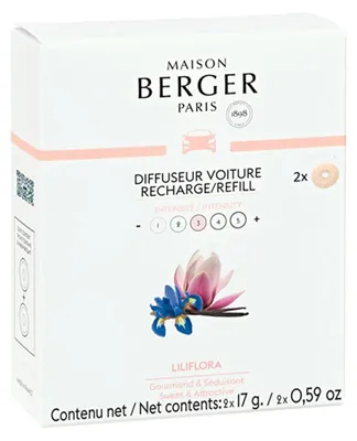 Obrázek produktu pro Náhradní náplň do difuzéru do auta Magnólie Liliflora (Car Diffuser Recharge/Refill) 2 ks