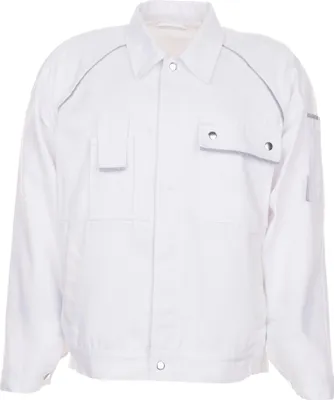 Produktbild von Größe 48 Herren Planam Canvas 320 Bundjacke reinweiß Modell 2112