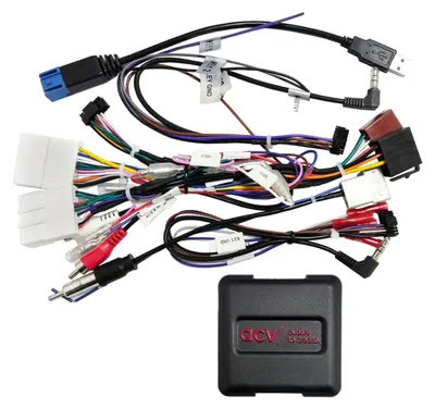 Image de Câble USB/AUX multipôle à 20 ou 24 broches pour véhicules Nissan LFB