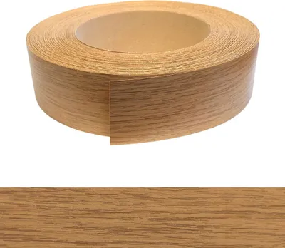 Produktbild von Kantenumleimer Melamin 45mm x 5m mit Schmelzkleber in Eiche mittel natur Dekor