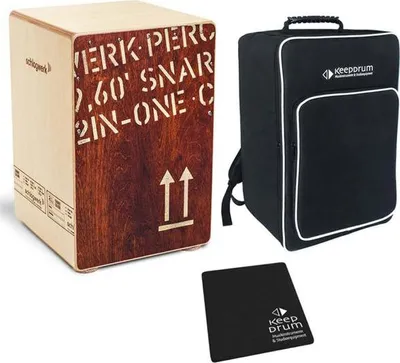 Produktbild von Schlagwerk CP403RED Cajon Red mit Tasche u. Sitzpad