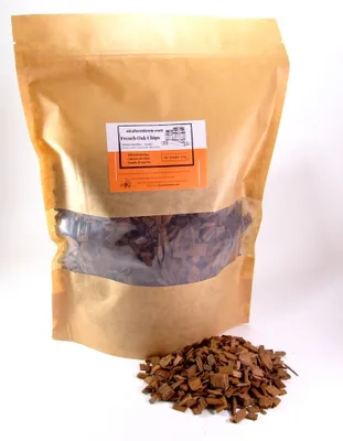 Produktbild von Eichenholzchips - Aroneo Equilibre 1kg, Eichenholz Chips Holzspäne Eichenholzspäne
