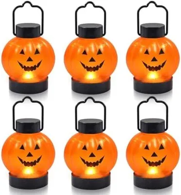 Obrázek produktu pro Sada 6 LED luceren na obličej – halloweenské osvětlení