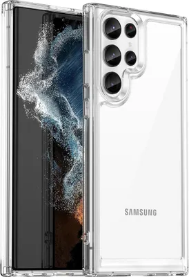 Immagine prodotto di Custodia per Samsung Galaxy S23 Ultra Trasparente, custodia protettiva in silicone TPU antiurto Trasparente