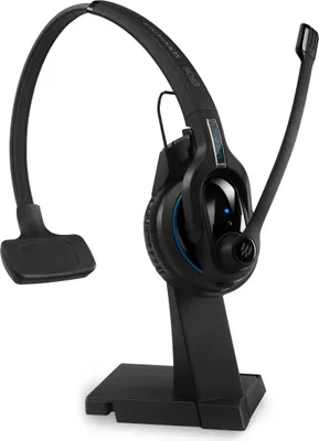 Image de EPOS | Casque Bluetooth sans fil supra-auriculaire IMPACT MB Pro 1 UC ML avec station de charge, noir