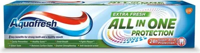 Produktbild von GSK AQUAFRESH Pasta IN ONE PROTECT WHITE 100 ML