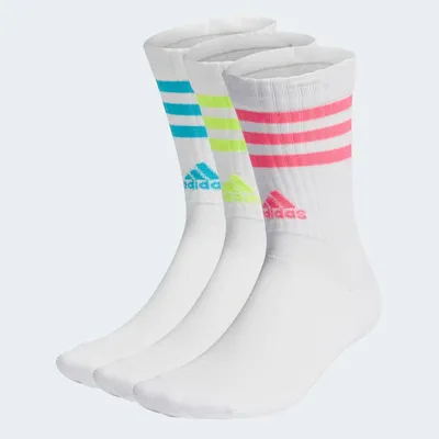 Image de CHAUSSETTES ADIDAS JG5854, lot de 3, couleur blanche, taille 34-36