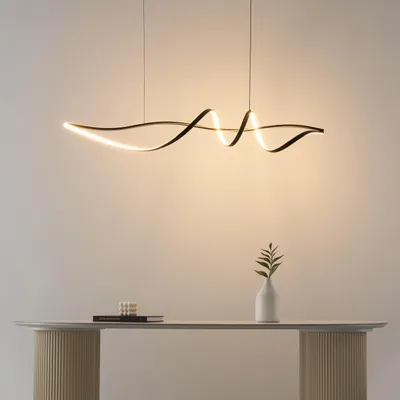 Produktbild von KOSILUM - Hängeleuchte, Stahl, Aluminium und Silizium - Schwarz - Lybella