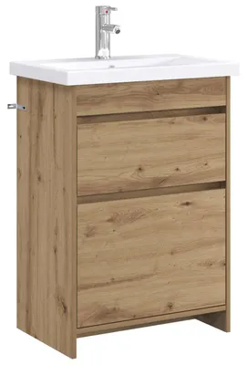 Produktbild von vidaXL Badezimmermöbel-Set Artisan-Eiche 61 x 40 x 84,5 cm