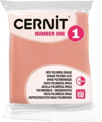 Produktbild von Cernit Polymer Clay N°1 Polymer-Ton English Pink 56 g