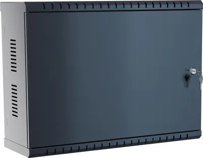 Zdjęcie produktu dla Szafa Rack 19" 3U 180mm Obudowa Na Rejestrator Cctv Dvr Czarna Stalflex