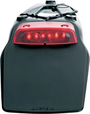Produktbild von ACERBIS schwarzer Kennzeichenhalter mit LED-Licht