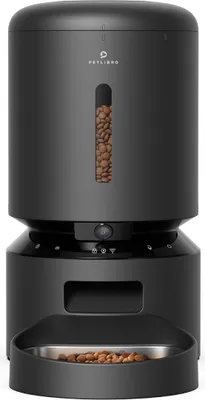 Obrázok produktu pre Petlibro Granary Smart Camera, Automatické kŕmidlo, Čierna, Univerzálne, 5 L, AC, Batérie, 100 - 240 V