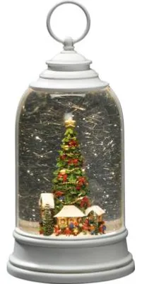 Produktbild von LED Wasserlaterne Weihnachtsmarkt" Konstsmide 2 LEDs Lichtfarbe warmweiß batteriebetrieben inkl. 8 Stunden Timer"
