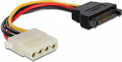 Produktbild von Delock - Stromkabel - SATA-Stromstecker (M) zu interne Stromversorgung, 4-polig (W) - 12 cm